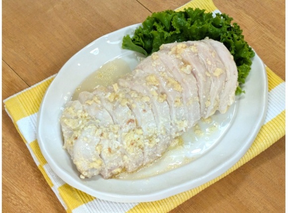 レンジで簡単！自家製蒸し鶏