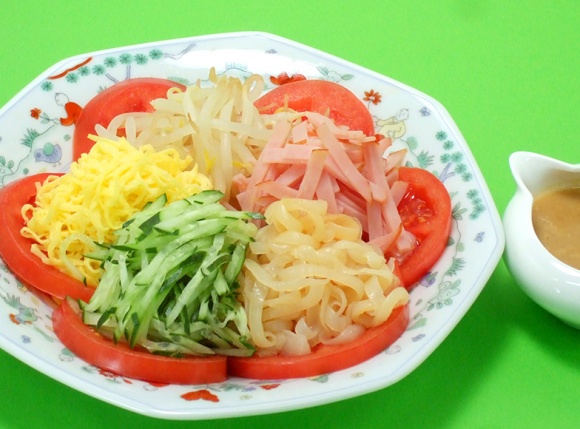 くらげの五色中華和え