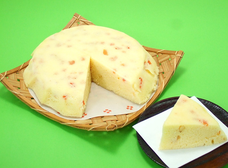杏仁マーラーカオ・中華風蒸しパンの完成後写真