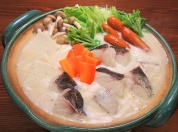鱈と冬野菜の豆乳鍋